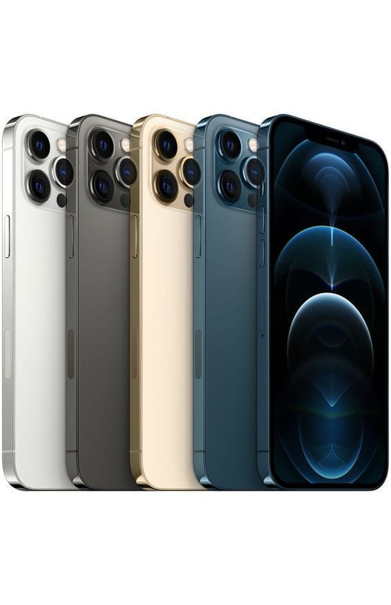 iPhone em várias cores